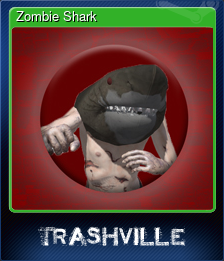 Series 1 - Card 1 of 5 - Zombie Shark