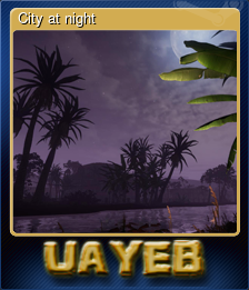 Series 1 - Card 3 of 8 - City at night