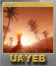 Series 1 - Card 8 of 8 - Sunset