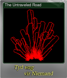 Series 1 - Card 2 of 5 - The Untraveled Road