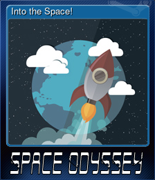 Series 1 - Card 4 of 8 - Into the Space!