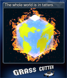 Series 1 - Card 4 of 7 - The whole world is in tatters.