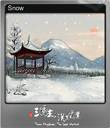 Series 1 - Card 2 of 8 - Snow