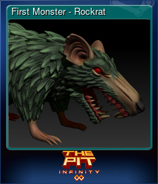 Series 1 - Card 3 of 6 - First Monster - Rockrat