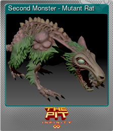 Series 1 - Card 5 of 6 - Second Monster - Mutant Rat