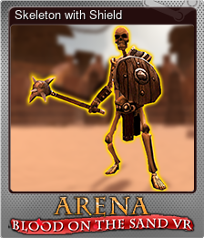 Series 1 - Card 4 of 5 - Skeleton with Shield