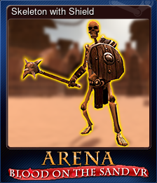 Series 1 - Card 4 of 5 - Skeleton with Shield