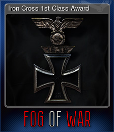 Series 1 - Card 5 of 6 - Iron Cross 1st Class Award