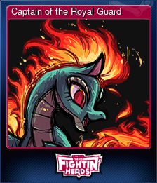 Series 1 - Card 2 of 7 - Captain of the Royal Guard