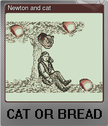 Series 1 - Card 1 of 6 - Newton and cat