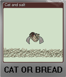 Series 1 - Card 2 of 6 - Cat and salt