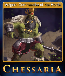 Series 1 - Card 11 of 11 - Volgan: Commander of the Horde