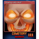 Glowing catty skull