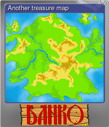 Series 1 - Card 4 of 5 - Another treasure map