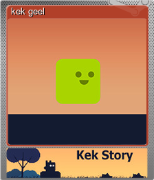 Series 1 - Card 3 of 5 - kek geel
