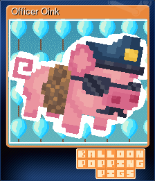 Series 1 - Card 1 of 6 - Officer Oink