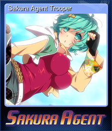 Series 1 - Card 4 of 5 - Sakura Agent Trooper