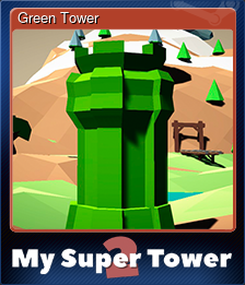 Series 1 - Card 5 of 5 - Green Tower