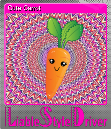 Series 1 - Card 4 of 5 - Cute Carrot