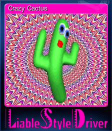 Series 1 - Card 1 of 5 - Crazy Cactus
