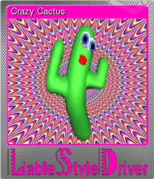 Series 1 - Card 1 of 5 - Crazy Cactus