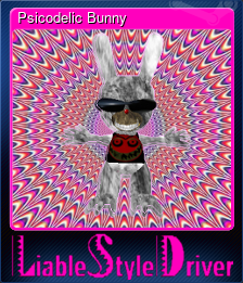 Series 1 - Card 2 of 5 - Psicodelic Bunny
