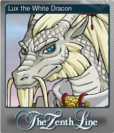 Series 1 - Card 6 of 10 - Lux the White Dracon