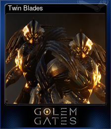 Series 1 - Card 5 of 6 - Twin Blades