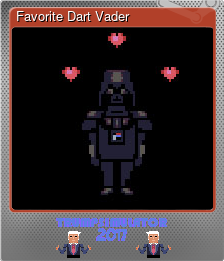 Series 1 - Card 3 of 6 - Favorite Dart Vader