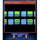 Boxes for papers