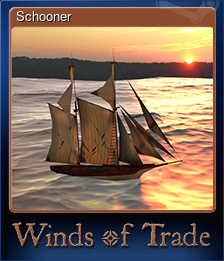 Series 1 - Card 3 of 6 - Schooner