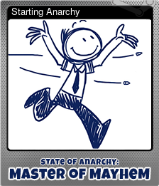 Series 1 - Card 1 of 10 - Starting Anarchy