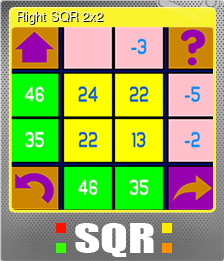 Series 1 - Card 1 of 12 - Right SQR 2x2