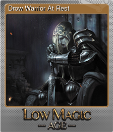 Series 1 - Card 1 of 6 - Drow Warrior At Rest