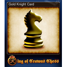 Gold Knight Card