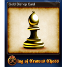 Gold Bishop Card