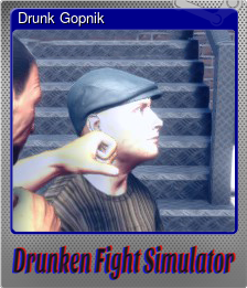 Series 1 - Card 2 of 5 - Drunk Gopnik