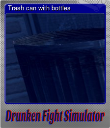 Series 1 - Card 5 of 5 - Trash can with bottles