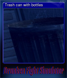 Series 1 - Card 5 of 5 - Trash can with bottles