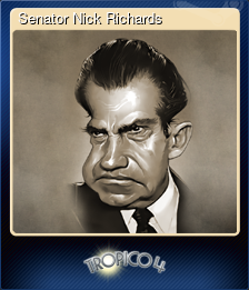 Series 1 - Card 8 of 8 - Senator Nick Richards