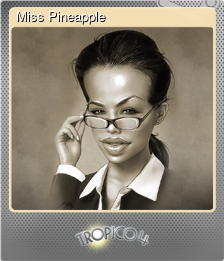 Series 1 - Card 7 of 8 - Miss Pineapple