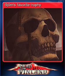 Series 1 - Card 4 of 8 - Björn's favorite trophy