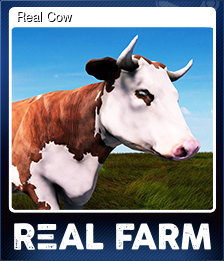 Series 1 - Card 1 of 6 - Real Cow