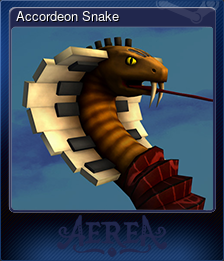 Series 1 - Card 2 of 10 - Accordeon Snake