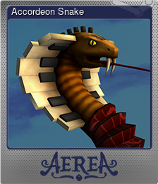 Series 1 - Card 2 of 10 - Accordeon Snake