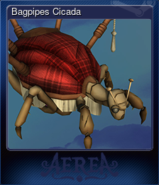Series 1 - Card 3 of 10 - Bagpipes Cicada