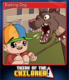 Series 1 - Card 1 of 5 - Barking Dog