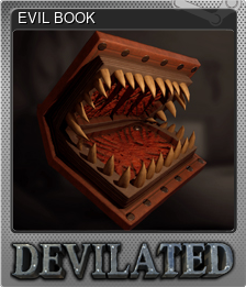 Series 1 - Card 9 of 15 - EVIL BOOK