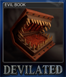 Series 1 - Card 9 of 15 - EVIL BOOK