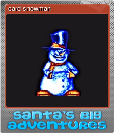 Series 1 - Card 2 of 5 - card snowman